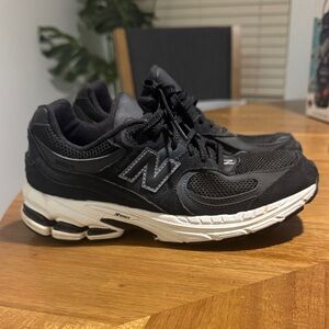 New Balance Black and White Running Shoes